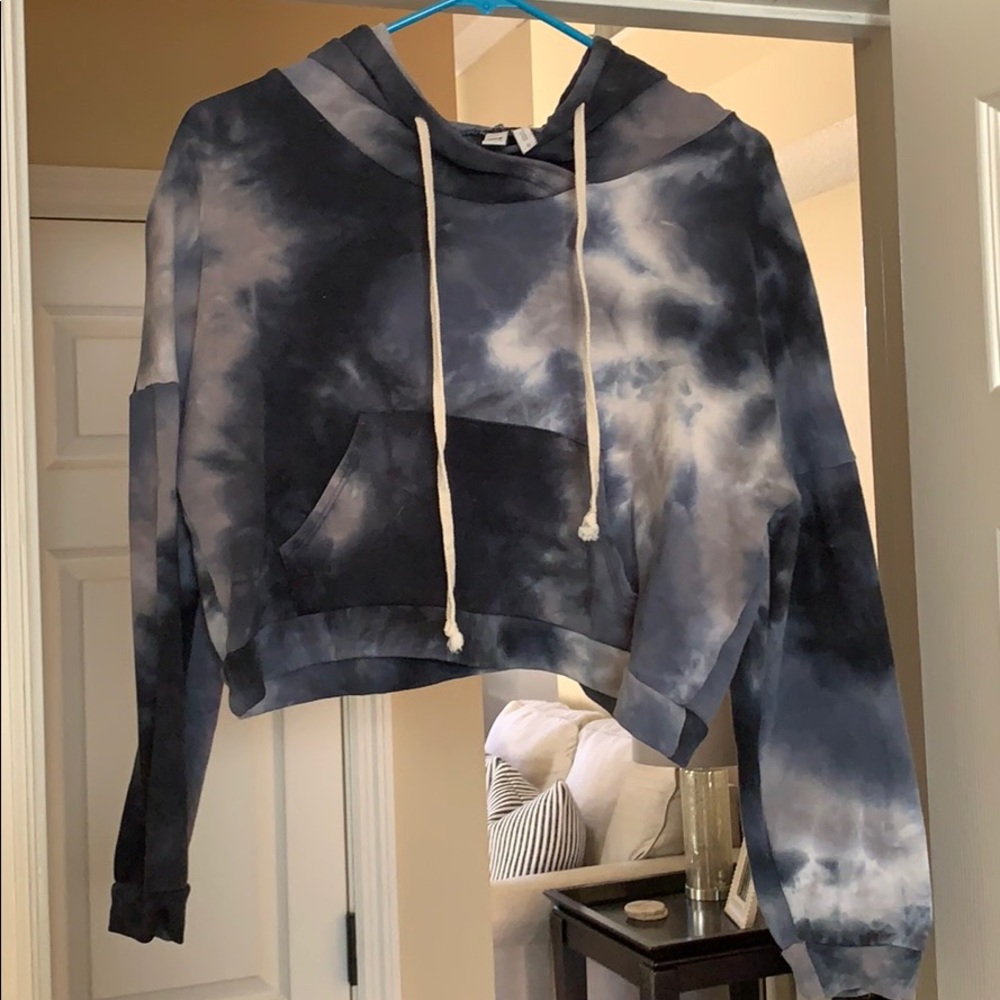 Z by Zella croptop tie dye sweatshirt size Small